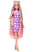 Barbie, Hair Fun, papusa cu accesorii