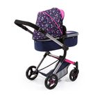 Bayer Design, Combi Neo Vario, carucior multifunctional pentru papusi, bleumarin-roz