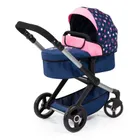 Bayer Design, Xeo, carucior multifunctional pentru papusi, bleumarin-roz