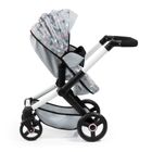 Bayer Design, Xeo, carucior multifunctional pentru papusi, gri