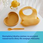 Canpol babies, Dots, baveta din silicon cu buzunar, galben