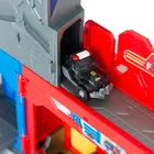 City Action, Politie si pompieri, garaj cu vehicule si walkie-talkie, lumini si sunete