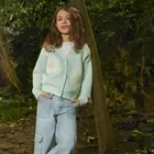 Cool Club, Blugi reglabili pentru fete, wide leg, albastru