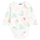 Cool Club, Body cu maneca lunga pentru fete, mix, imprimeu Peppa Pig, set, 3 buc.