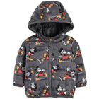 Cool Club, Geaca cu gluga pentru baieti, 3in1, galben-granit, imprimeu Mickey Mouse
