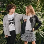 Cool Club, Geaca de blugi cu gluga pentru baieti, gri