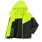 Cool Club, Geaca de ploaie cu gluga pentru baieti, verde-negru