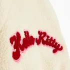 Cool Club, Geaca pentru fete, cu fermoar, ecru, imprimeu Hello Kitty