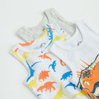 Cool Club, Maiou pentru baieti, mix, imprimeu Jurassic World, set, 3 buc.