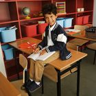 Cool Club, Pantaloni din material textil pentru baieti, chino, bej
