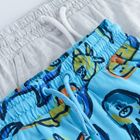 Cool Club, Pantaloni scurti pentru baieti, gri, albastru, set, 2 buc.
