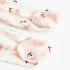 Cool Club, Pijama tip salopeta pentru fete, ecru