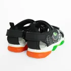 Cool Club, Sandale pentru baieti, negru, talpa cu leduri