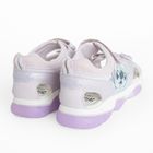 Cool Club, Sandale pentru fete, violet, talpa cu leduri, brant din piele, imprimeu Lilo si Stitch