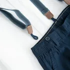 Cool Club, Set pentru baieti, Camasa cu maneca scurta, Pantaloni din textil, Bretele, mix