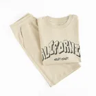 Cool Club, Set pentru baieti, Tricou, Pantaloni scurti, bej