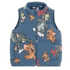 Cool Club, Set pentru baieti, Vesta, Bluza cu maneca lunga, Pantaloni trening, mix, imprimeu Tom & Jerry