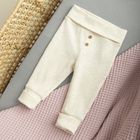 Cool Club, Set pentru bebelusi, Body cu maneca lunga, Pantaloni fara botosei, bej