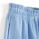 Cool Club, Set pentru fete, Bluza fara maneci, Pantaloni din textil, wide, albastru