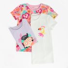 Cool Club, Tricou pentru fete, mix, set, 3 buc.