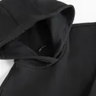 Hanorac basic negru oversize NOWEAR
