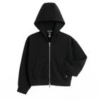 Hanorac cu fermoar si croiala crop NOWEAR