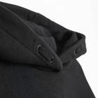 Hanorac negru cu croiala cropp boxy NOWEAR