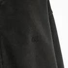 Hanorac oversize negru cu fermoar NOWEAR