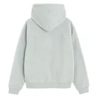 Hanorac sherpa gri cu croiala oversize NOWEAR