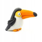 Hey Clay, Birds, set creativ, 18 cutii de plastilina