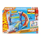 Hot Wheels City, Roller Coaster Rally, set de joaca cu 5 masini + set Corkscrew Jump Champion GRATUIT, set promotional