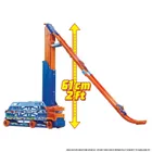 Hot Wheels City, Speed Drop Transport, transportator + set de 3 masini GRATUIT, set promotional