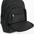 Kayokki, ghiozdan, 2 compartimente, Basic, negru