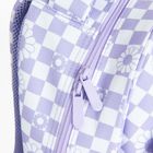 Kayokki, ghiozdan, 2 compartimente, carouri, alb-violet