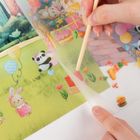 Kidea, autocolant, set creativ, ursuleti de plus