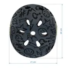 Kidwell, Orix Plus, casca de protectie, Graffiti, marime M