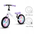 Kidwell, Rebel LED, bicicleta fara pedale, alb-violet