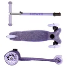Kidwell, Uno, trotineta cu 3 roti LED, violet