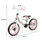 Kinderkraft, 2Way Next, bicicleta fara pedale cu accesorii, roz deschis