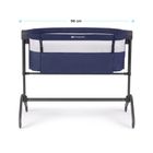 Kinderkraft, Bea, patut atasabil (co-sleeper) 2in1, gri