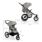 Kinderkraft, Helsi 2, carucior sport, Dust Grey