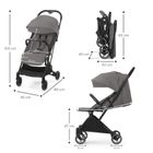 Kinderkraft, Indy 2, carucior sport, Cozy Grey