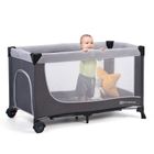 Kinderkraft, Leody, patut de calatorie cu accesorii, gri