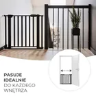 Kinderkraft, Lock & Go, poarta de siguranta, Black