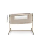 Kinderkraft, Nestee Grow 2, patut suplimentar, beige wood