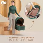 Kinderkraft, Prime 2, carucior multifunctional 2in1, Sandrose Beige