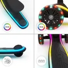 Kinderkraft, RAKET UP, trotineta LED cu 3 roti cu sezut, 2in1, Black