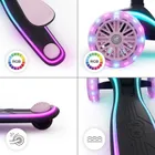 Kinderkraft, RAKET UP, trotineta LED cu 3 roti cu sezut, 2in1, Pink