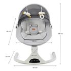 Kinderkraft, Tulsy, balansoarul-sezlong electric, grey