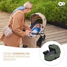 Kinderkraft, Yoxi, Mink Pro, carucior multifunctional 3 in 1, Mystic Green